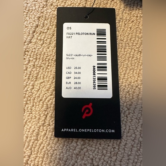 Peloton Cap NWT Dark Teal Blue - Picture 2 of 3